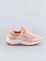 Růžové dámské boty slip-on (C1003)