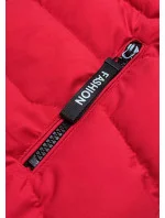Červená dámská vesta s kapucí model 18141081 - S'WEST