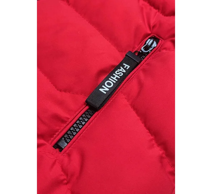 Červená dámská vesta s kapucí model 18141081 - S'WEST