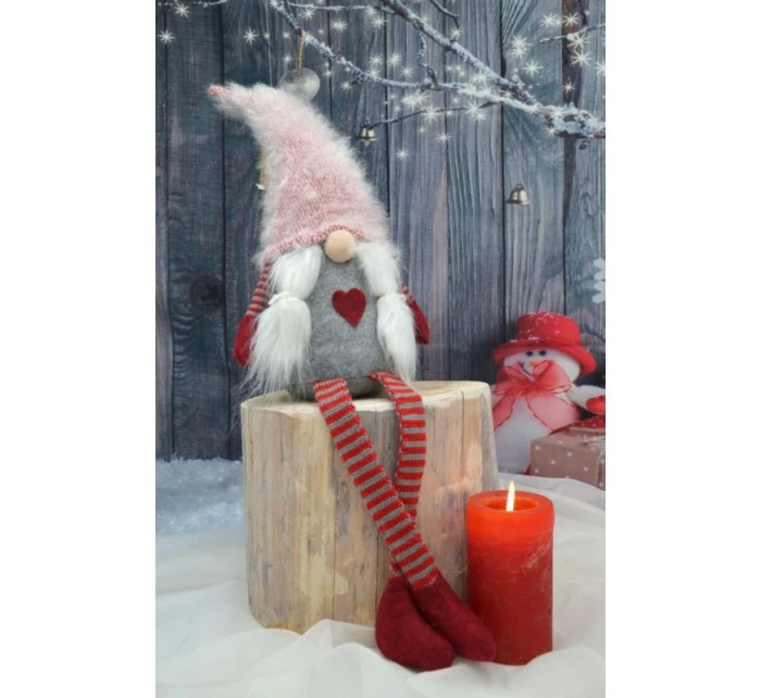 DÁMA TRPASLÍK S HUŇATÝM KLOBOUKEM 45+36CM