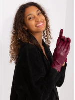 Rękawiczki AT RK model 19381436 bordowy - FPrice