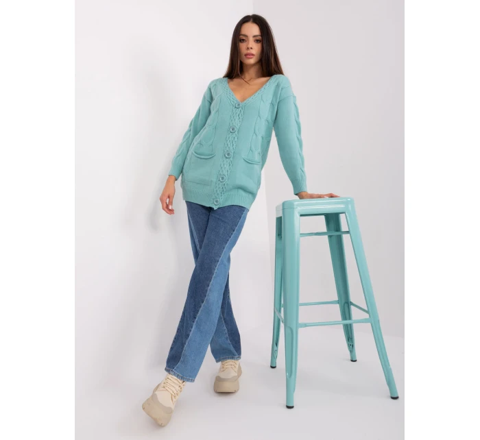 Sweter AT SW model 18909375 mietowy - FPrice