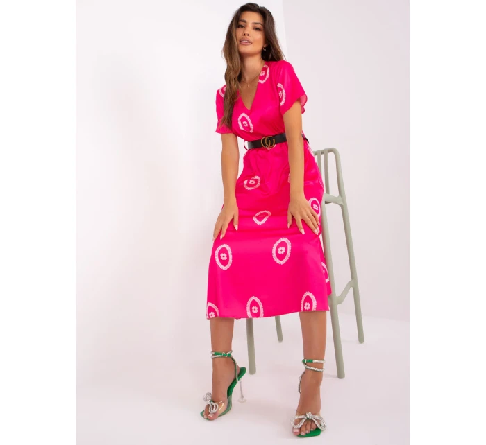 Sukienka DHJ SK model 18861895 ciemny różowy - FPrice