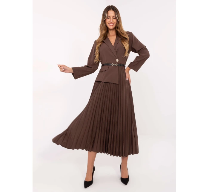 Sukienka IT SK model 21441242 brązowy - FPrice