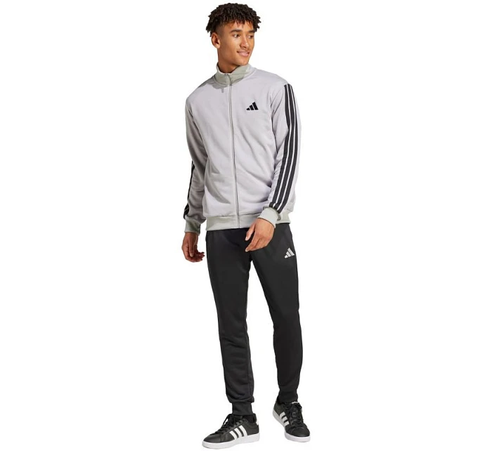 Tepláková souprava adidas Sportswear Basic se třemi pruhy a francouzským froté M JI8876 Tepláková souprava adidas Sportswear Basic se třemi pruhy a francouzským froté M JI8876