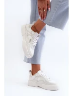 Lehké dámské tenisky Big Star NN274322 Memory Foam System Bílé