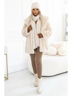 a elegantní žebrovaný dámský overal s výstřihem model 21439596 - kocula