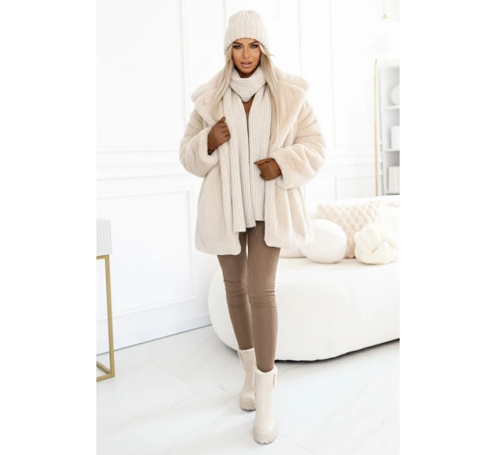 a elegantní žebrovaný dámský overal s výstřihem model 21439596 - kocula