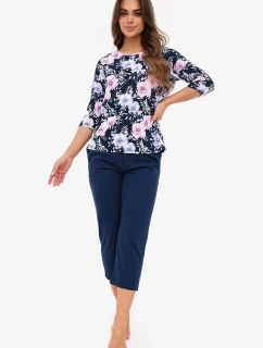 model 21236396 Anabel 3/4 S2XL dámské pyžamo - Cornette