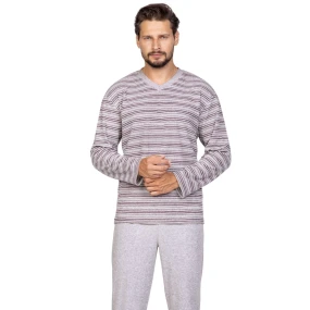 Pánské pyžamo model 18012855 brown - Regina