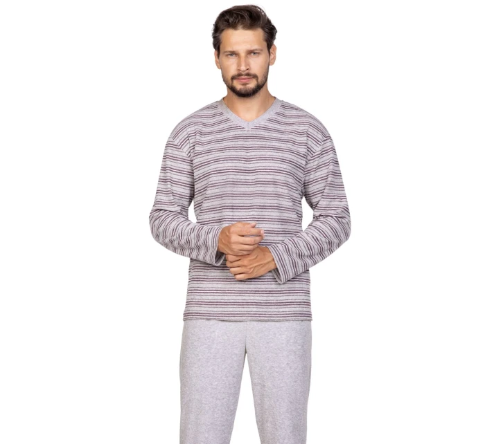 Pánské pyžamo 589 brown - REGINA