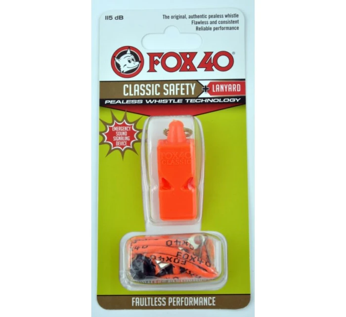 Píšťalka Fox 40 Classic + šňůra 9903-0308 oranžová