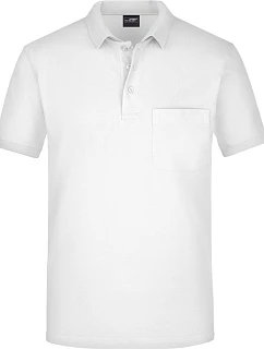 Daiber JN 922 Piqué polo s náprsní kapsou 02.0922 white