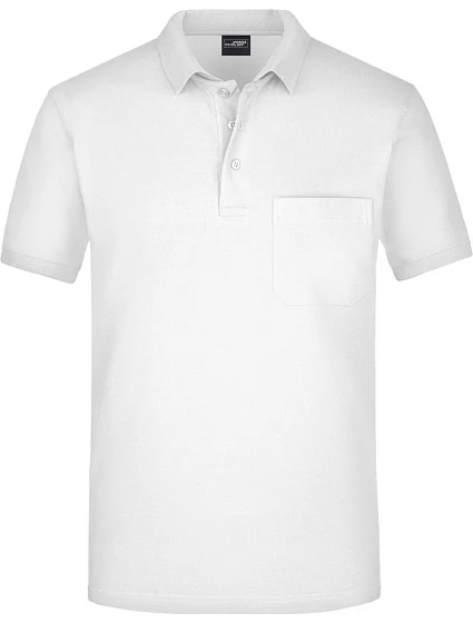 Daiber JN 922 Piqué polo s náprsní kapsou 02.0922 white Daiber JN 922 Piqué polo s náprsní kapsou 02.0922 white