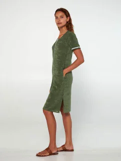 Vamp - Šaty froté s krátkými rukávy 20550 - Vamp