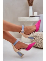 Sandály Na Podpatku Se Fuchsie model 21684431 - Boto Sandály Na Podpatku Se Fuchsie model 21684431 - Boto