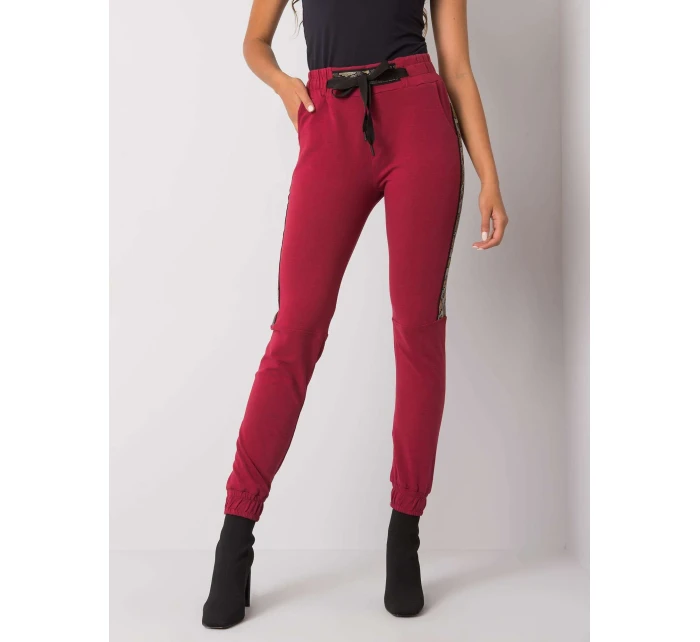 Tepláky RV DR 6891.54 kaštanová