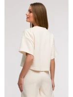 mikina s krátkým rukávem model 21047222 - BeWear