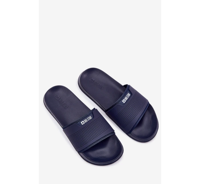 Pánské lehké pantofle Big Star – tmavě modré