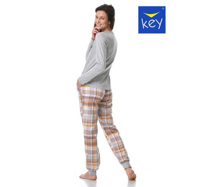 Dámské pyžamo LNS 458 B23 šedé - Key