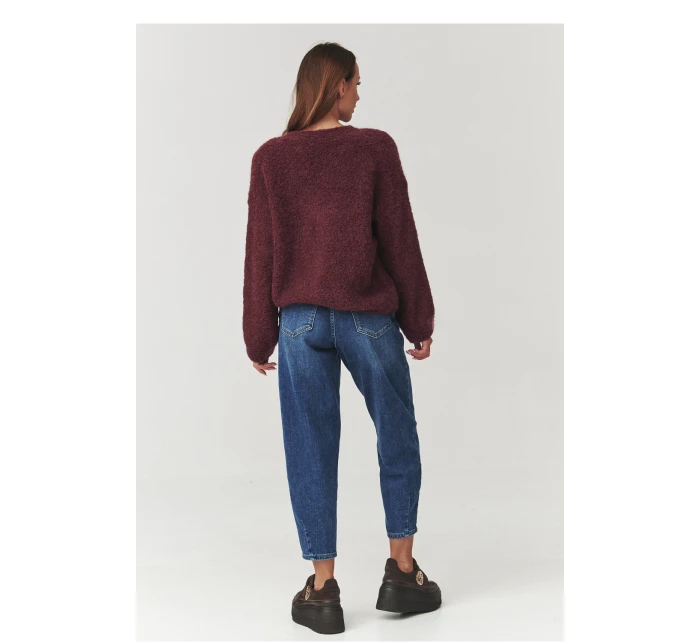 Svetr na zapínání  model 219738 Makadamia