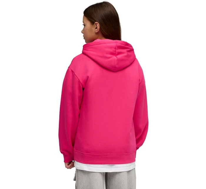 Dětská mikina s kapucí Puma ESS Centered Cat Logo Relaxed Hoodie fuchsia 692973 59