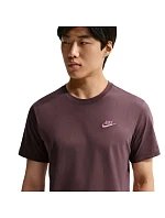 Pánské tričko Nike Club Tee brown AR4997 502 Pánské tričko Nike Club Tee brown AR4997 502