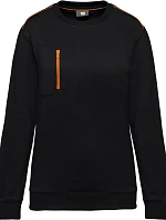 WK WK 403 Pracovní mikina "Day-to-Day" 20.W403 black/orange
