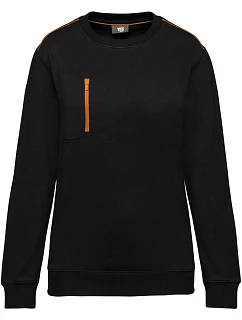 WK WK 403 Pracovní mikina "Day-to-Day" 20.W403 black/orange