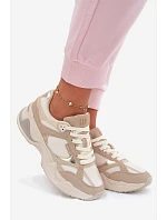 Dámské tenisky na platformě Béžové model 22074783 - GAP Dámské tenisky na platformě Béžové model 22074783 - GAP