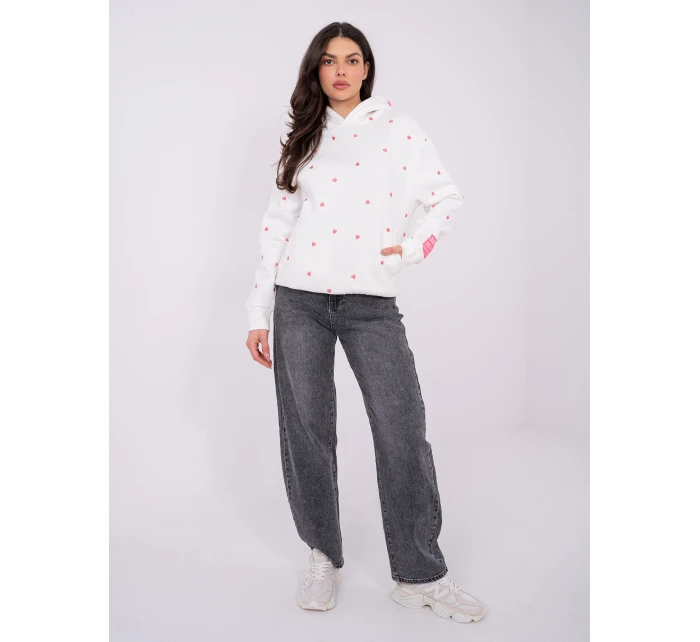 Mikina D10618BC02834A1 bílá