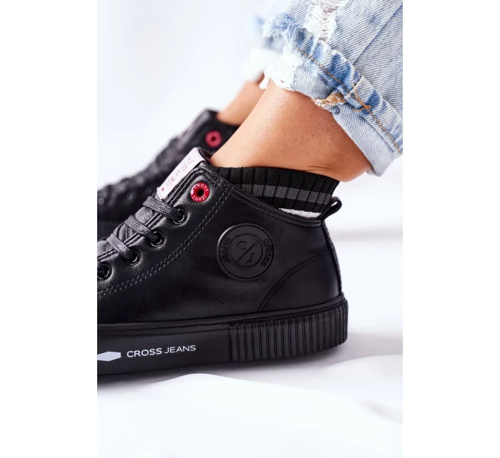 Dámské Tenisky Cross Jeans černé II2R4021 Dámské Tenisky Cross Jeans černé II2R4021