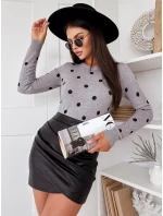 Dámský svetr ATHENA šedý FashionStreet MY2051