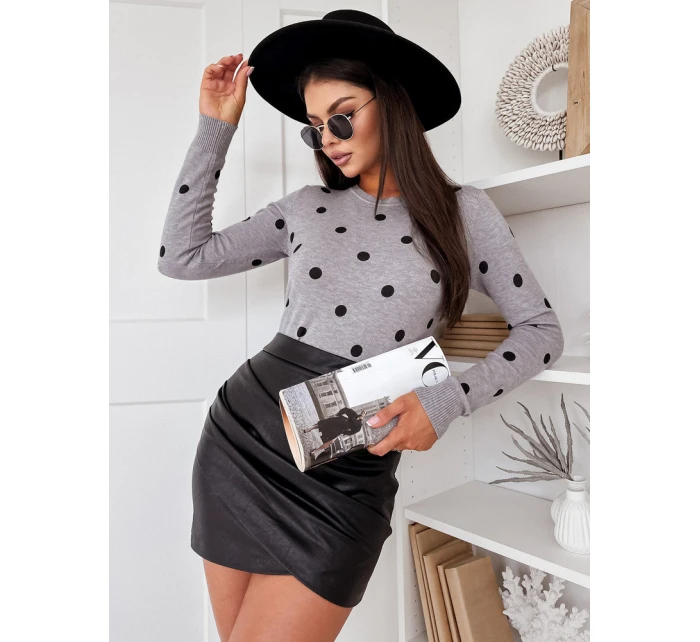 Dámský svetr ATHENA šedý FashionStreet MY2051