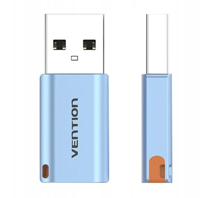 Adaptér Vention USB 3.1 USB-A na USB-C se šňůrkou ze slitiny hliníku