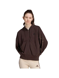 Dámská mikina Essentials Animal Print 3Stripes FullZip model 22546188 - ADIDAS