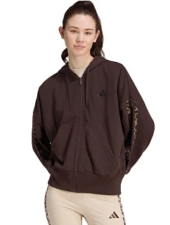 Dámská mikina  Essentials Animal Print 3Stripes FullZip model 22546188 - ADIDAS