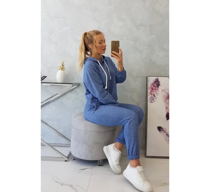 Džínová mikina s kapucí v model 18749102 - K-Fashion