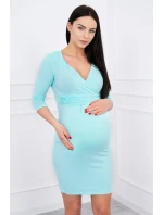 Přiléhavé šaty s výřezem pod poprsím mincovník