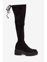 Dámské semišové boty Černá model 21593733 - Boto
