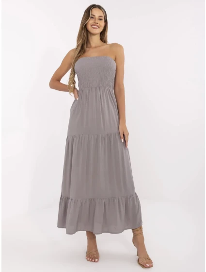 Šaty D73761M30251 šedé