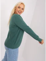 Sweter PM SW PM model 18949428 ciemny zielony - FPrice Sweter PM SW PM model 18949428 ciemny zielony - FPrice