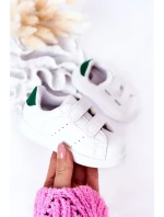 Dětské Tenisky Se Suchým Zipem Bíle-Zelené California Dětské Tenisky Se Suchým Zipem Bíle-Zelené California