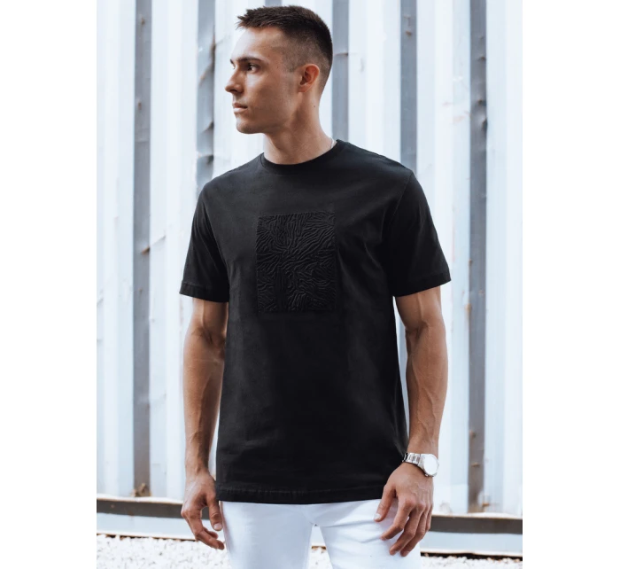 Pánské černé tričko FashionStreet RX5517