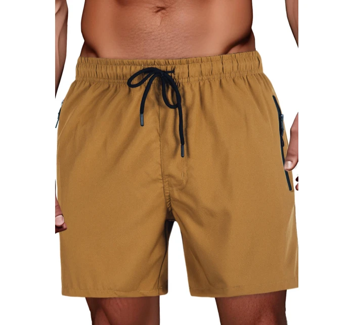 Dstreet pánské velbloudí šortky model 21989768 - FashionStreet