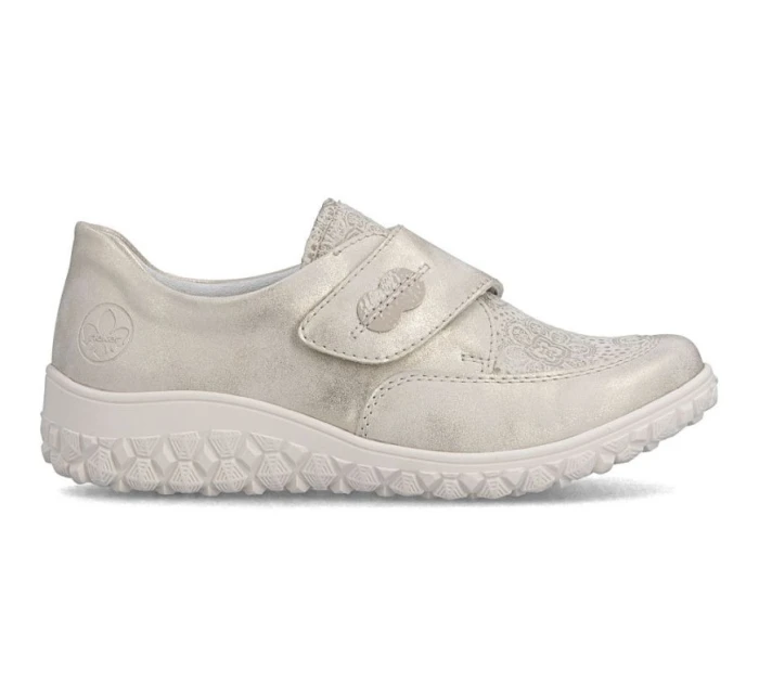 Dámská pohodlná polobotka na suchý zip model 21916775 - Rieker