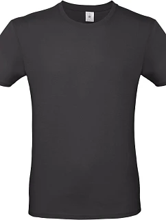 B&C #E150 Tričko 01.001T black pure