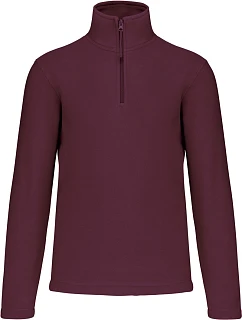 K 912 Mikrofleecová mikina s 1/4 zipem  wine model 22439259 - Kariban