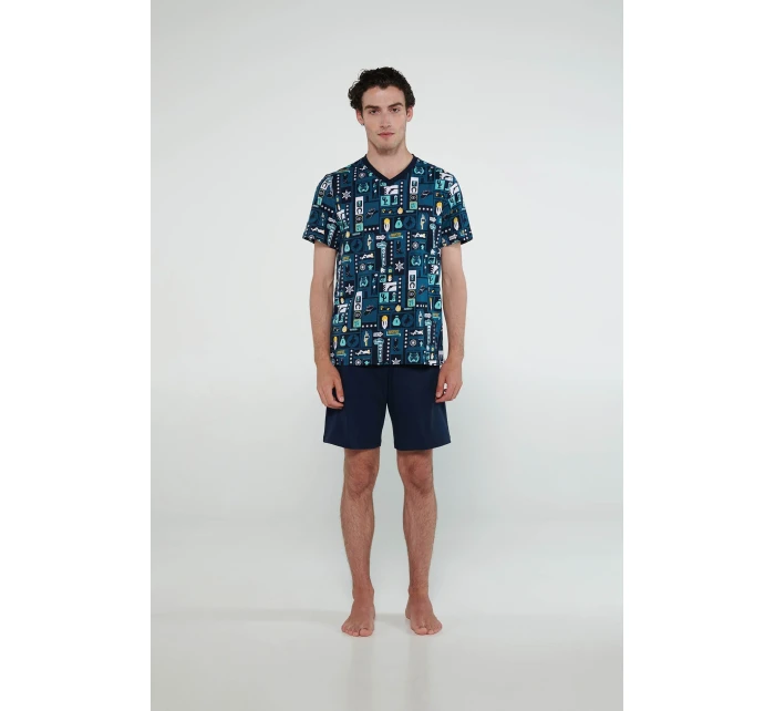 Vamp - Pyžamo s krátkými rukávy 20652 - Vamp Vamp - Pyžamo s krátkými rukávy 20652 - Vamp