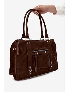 Velká taška z imitace semiše model 22220949 - Flora&Co